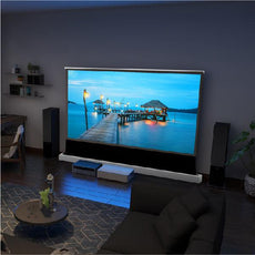 VIVIDSTORM S PRO Motorized Tension Floor Rising UST ALR Projector Screen - VIVIDSTORM