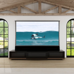 VIVIDSTORM Bundle-Projector&Screen&Motorised Laser TV Cabinet For LG CineBeam HU Series - VIVIDSTORM