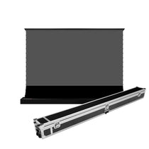 BUNDLE VIVIDSTORM S PRO / S PRO P Motorized Tension Floor Rising UST ALR Projector Screen & Heavy Duty Aluminium Travelling Case - VIVIDSTORM