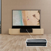 VIVIDSTORM Bundle-Projector&Screen&Motorised Laser TV Cabinet Florence - VIVIDSTORM