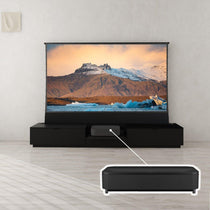 VIVIDSTORM Bundle-Projector&Screen&Motorised Laser TV Cabinet Berlin - Epson Edition - VIVIDSTORM