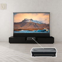 VIVIDSTORM Bundle-Projector&Screen&Motorised Laser TV Cabinet Berlin -Leica Cine 1 Edition - VIVIDSTORM