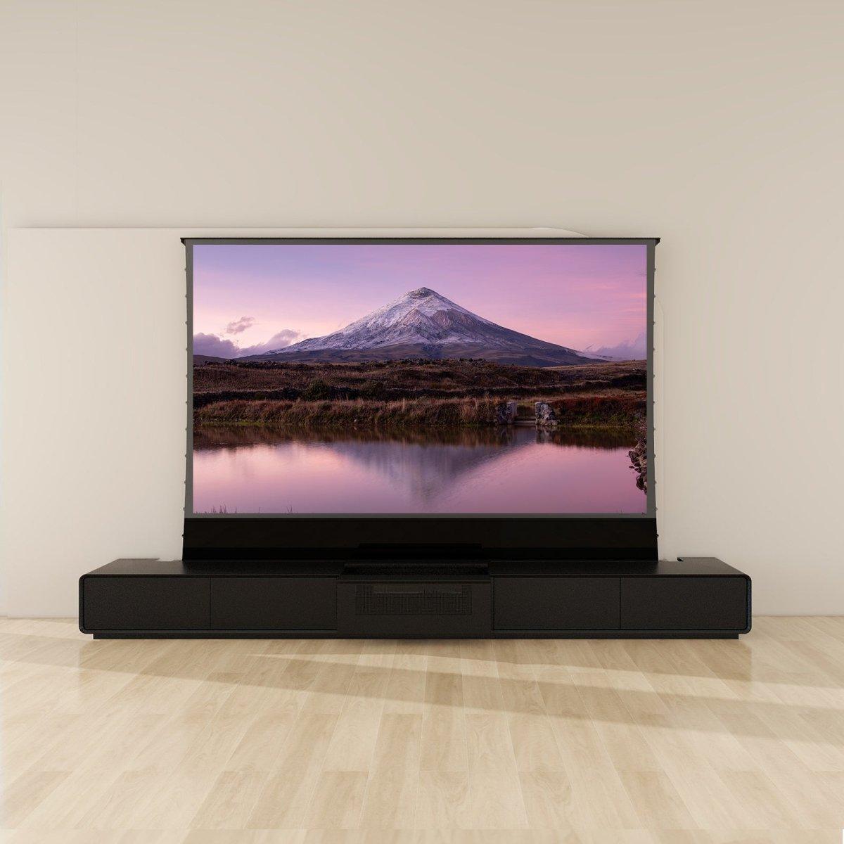 VIVIDSTORM Bundle-Projector&Screen&Motorised Laser TV Cabinet Copenhagen - VIVIDSTORM