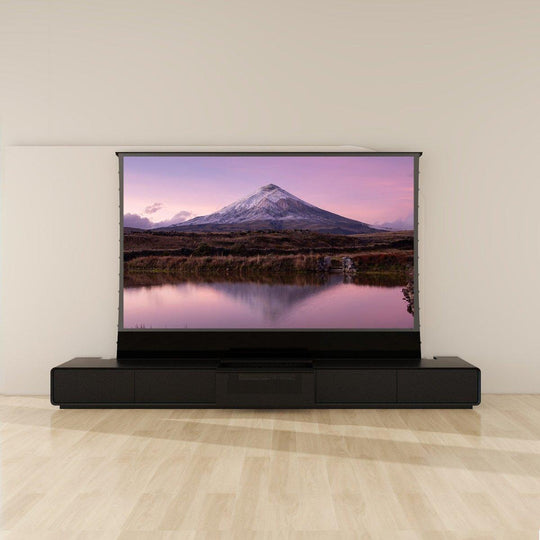 VIVIDSTORM Bundle-Projector&Screen&Motorised Laser TV Cabinet Copenhagen - VIVIDSTORM