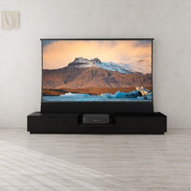 VIVIDSTORM Bundle-Projector&Screen&Motorised Laser TV Cabinet Berlin - Epson Edition - VIVIDSTORM