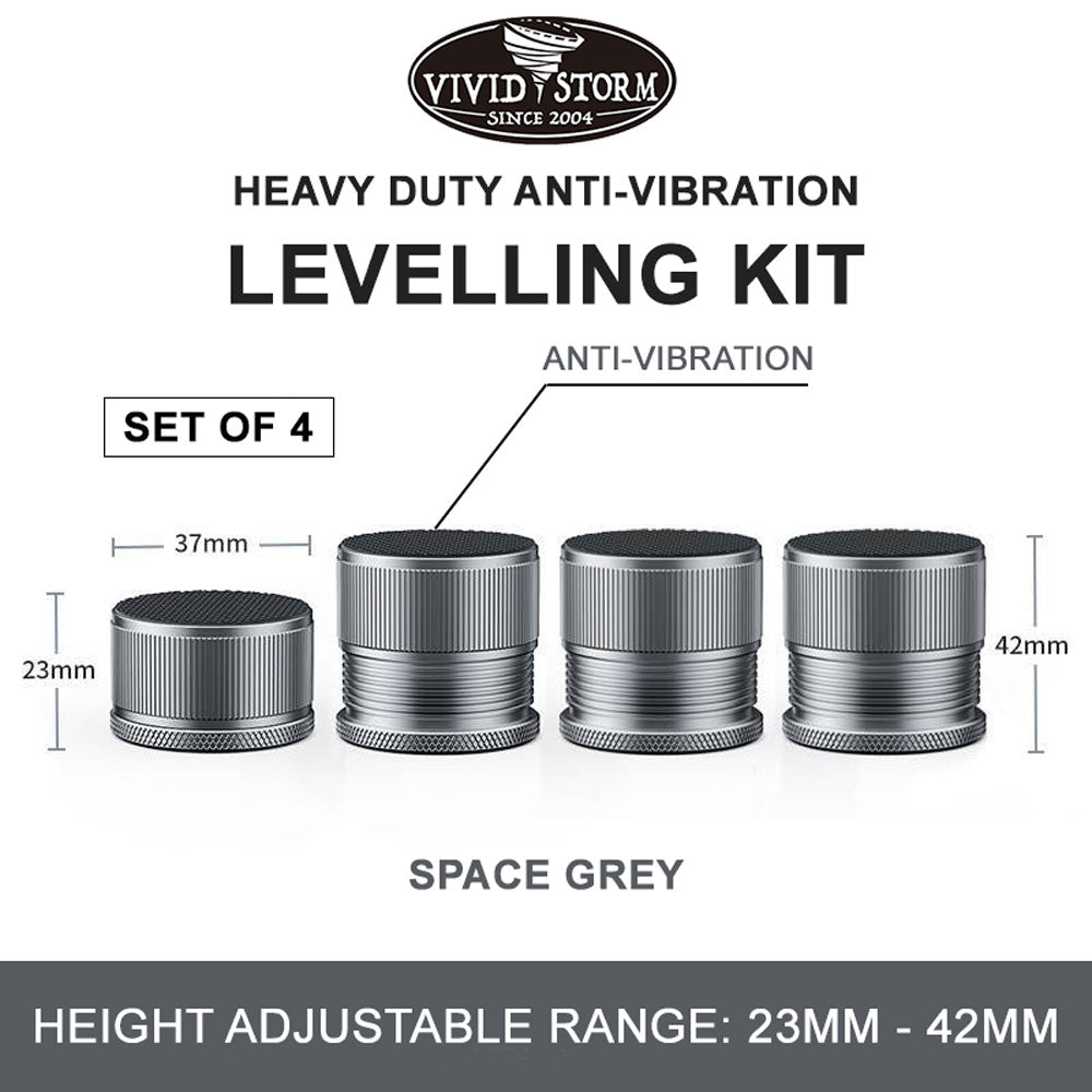 VIVIDSTORM Heavy Duty Anti-Vibration Levelling Kit - VIVIDSTORM