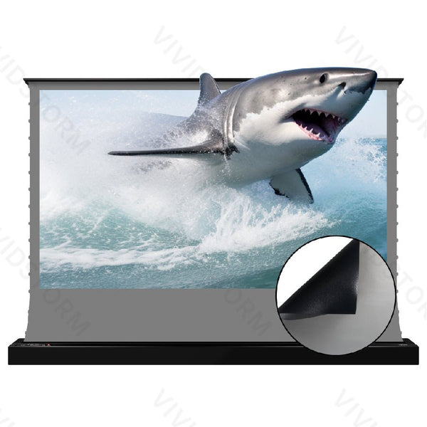 VIVIDSTORM TITAN Motorized Tension Floor Rising Projector screen-Giant size  screen 160inch to 200inch