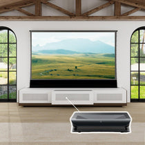 VIVIDSTORM Bundle-Projector&Screen&Motorised Laser TV Cabinet For LG CineBeam HU Series - VIVIDSTORM