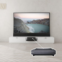 VIVIDSTORM Bundle-Projector&Screen&Motorised Laser TV Cabinet Berlin - Epson Edition - VIVIDSTORM