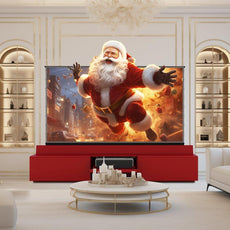 Newest VIVIDSTORM Bundle-Projector&Screen&Fully Concealed Motorised Laser TV Cabinet Paris - VIVIDSTORM