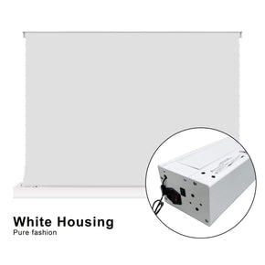 VIVIDSTORM S White Cinema Motorized Tension Floor Rising Projector screen - VIVIDSTORM
