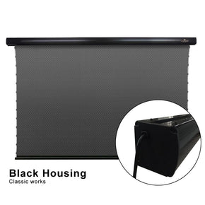 VIVIDSTORM ALR P Slimline Motorized Tension Obsidian Long Throw ALR Perforated Projector screen - VIVIDSTORM