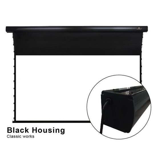 VIVIDSTORM White Cinema Slimline Motorized Tension Projector screen - VIVIDSTORM