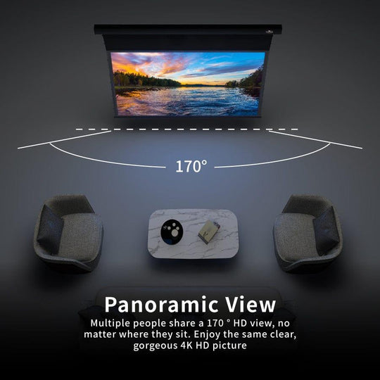 VIVIDSTORM PRO Slimline Motorized Tension UST ALR Projector screen - VIVIDSTORM