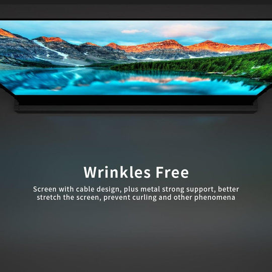 VIVIDSTORM S White Cinema Motorized Tension Floor Rising Projector screen - VIVIDSTORM