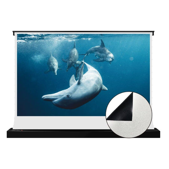 VIVIDSTORM S White Cinema Motorized Tension Floor Rising Projector screen - VIVIDSTORM